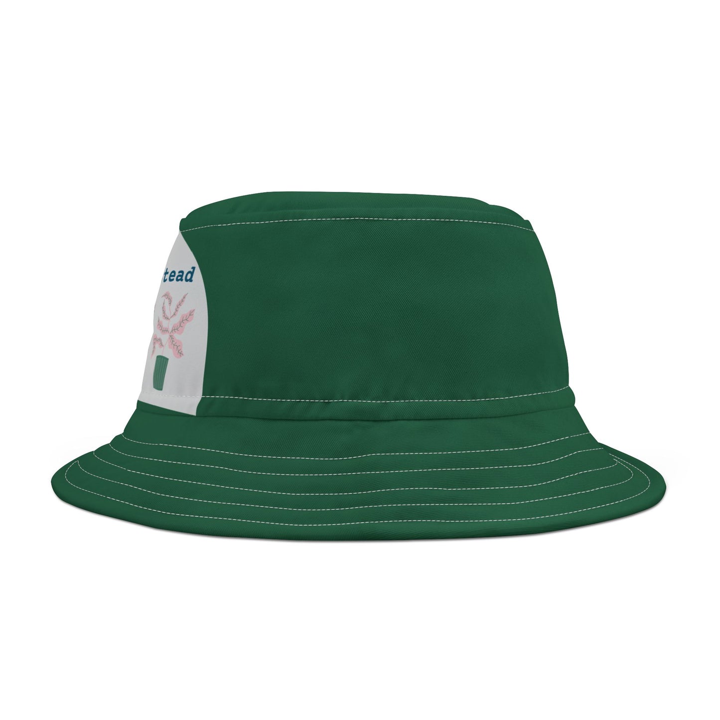 B Farm Homestead Bucket Hat - Stylish Green Hat for Outdoor Lovers