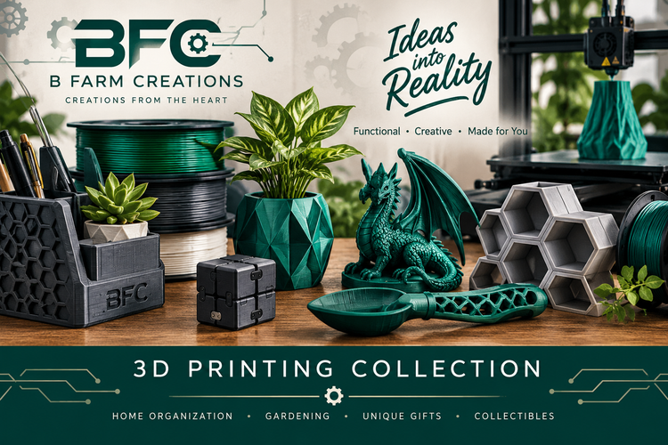 Bringing imagination to life, one layer at a time. This 3D printing collection is where creativity meets innovation, transforming ideas into tangible, one-of-a-kind designs.