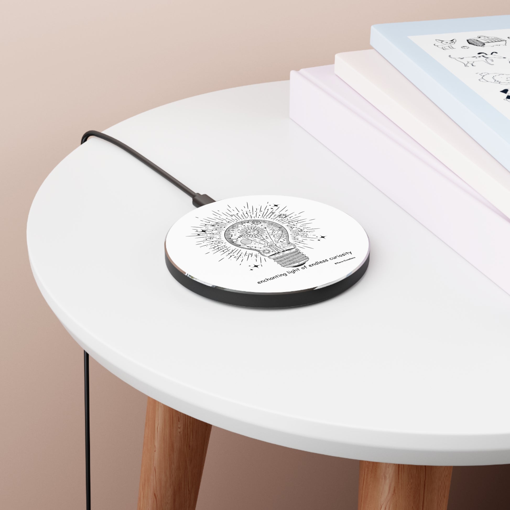 In a world where technology intertwines seamlessly with magic, the Wireless Charger stands out as a beacon of innovation. Its sleek design and effortless functionality are a testament to the endless curiosity of its creators.