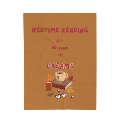 This Home Decor Throw Reading Blanket is perfect for book lovers to snuggle up with during chilly evenings. The velveteen plush material feels luxurious and soft, creating a warm and inviting atmosphere. Ideal for adults looking to unwind and relax with a good book.