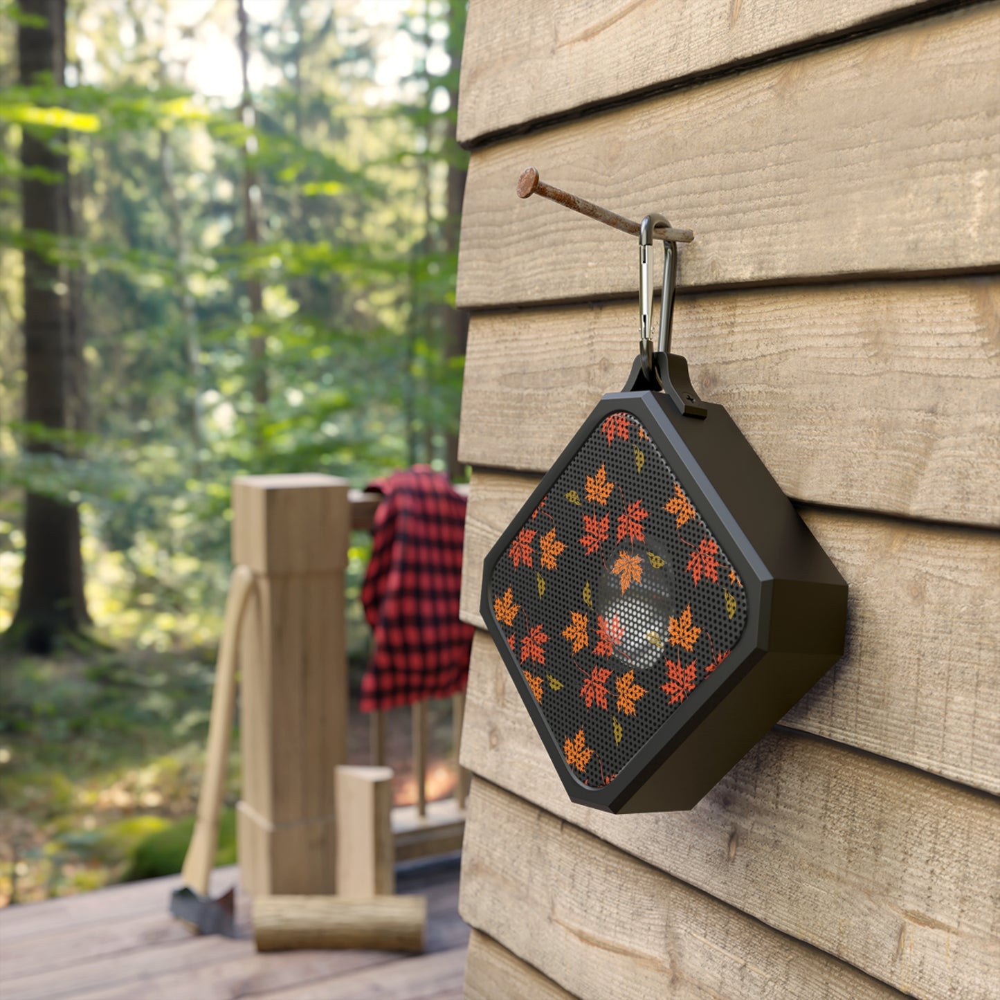 Bluetooth Speaker Fall Leaves Design Outdoor Speaker