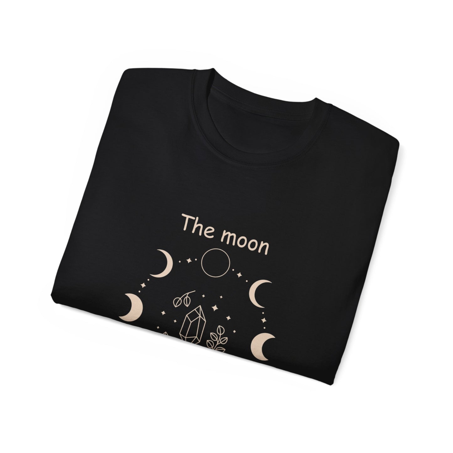 The Moon Made Me Do It Lunar Graphic Shirt Celestial Unisex Top Moon Lover Gift Space Tee Astrology T-Shirt