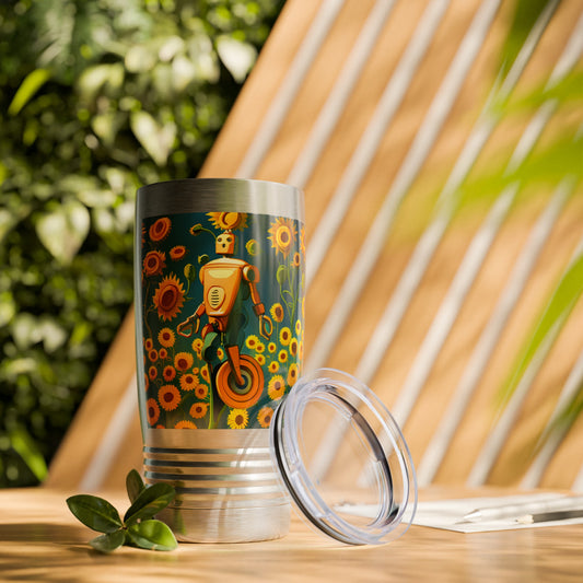 20oz Sunflower Tumbler is not just an ordinary drinkware; it's a symbol of warmth and joy. With its vibrant sunflower design, every sip from this tumbler is like a ray of sunshine brightening your day.