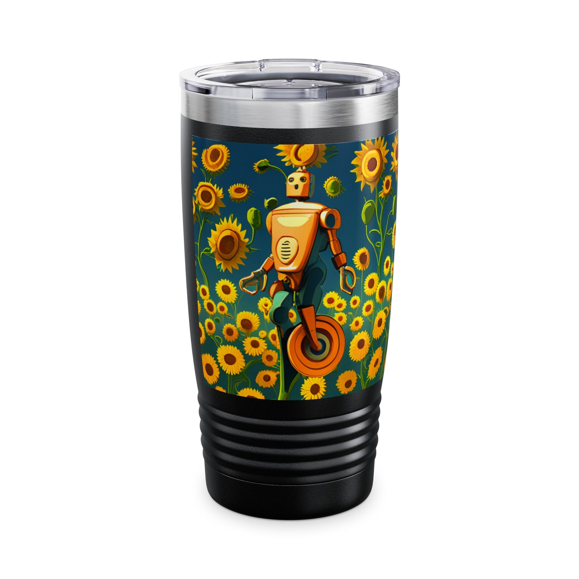 20oz Sunflower Tumbler is not just an ordinary drinkware; it's a symbol of warmth and joy. With its vibrant sunflower design, every sip from this tumbler is like a ray of sunshine brightening your day.