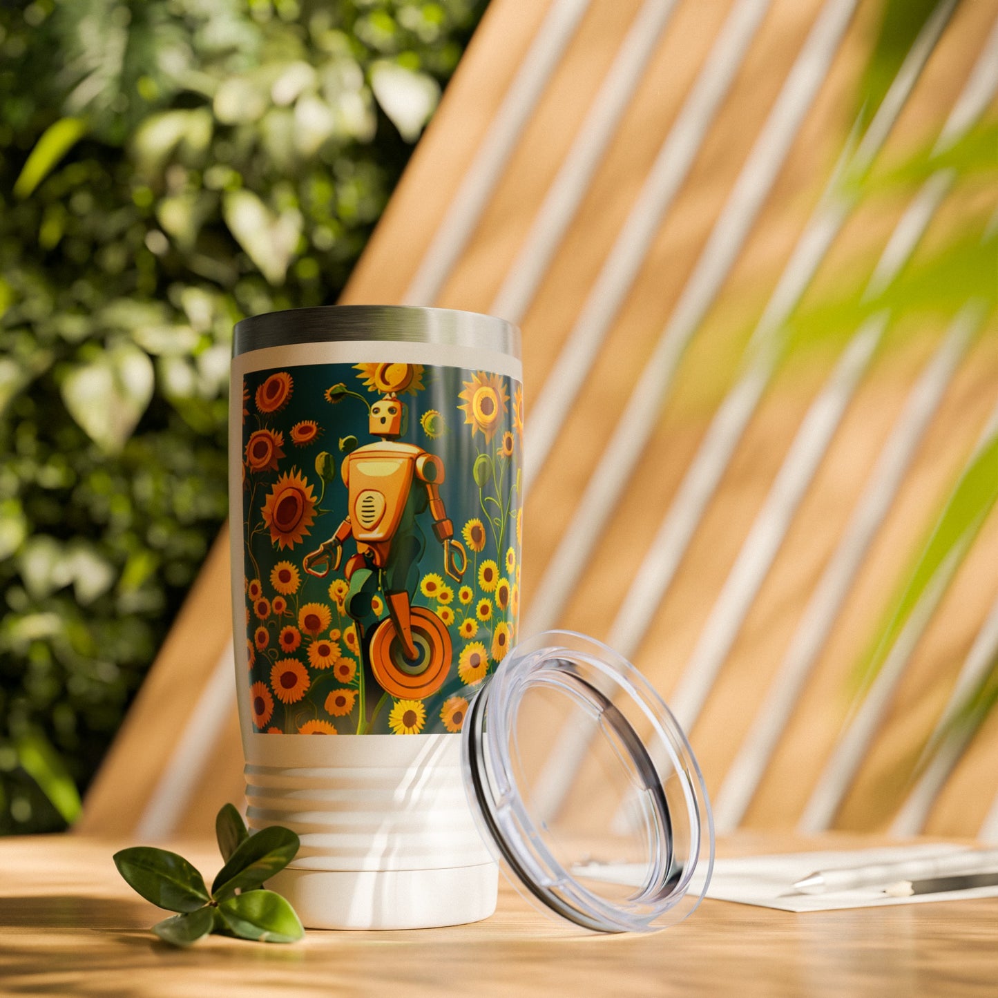 20oz Sunflower Tumbler is not just an ordinary drinkware; it's a symbol of warmth and joy. With its vibrant sunflower design, every sip from this tumbler is like a ray of sunshine brightening your day.