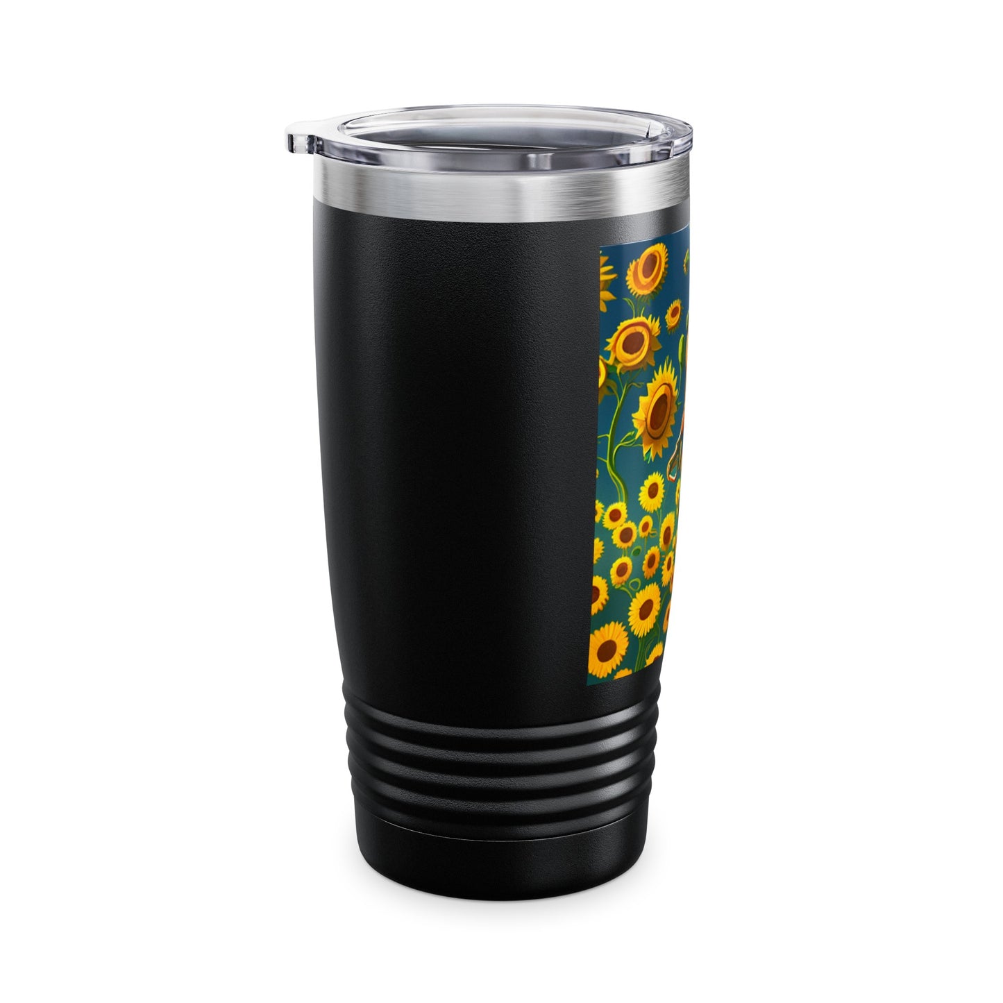 20oz Sunflower Tumbler is not just an ordinary drinkware; it's a symbol of warmth and joy. With its vibrant sunflower design, every sip from this tumbler is like a ray of sunshine brightening your day.