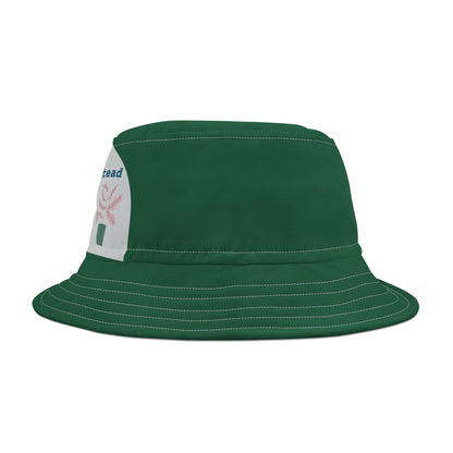 B Farm Homestead Bucket Hat - Stylish Green Hat for Outdoor Lovers