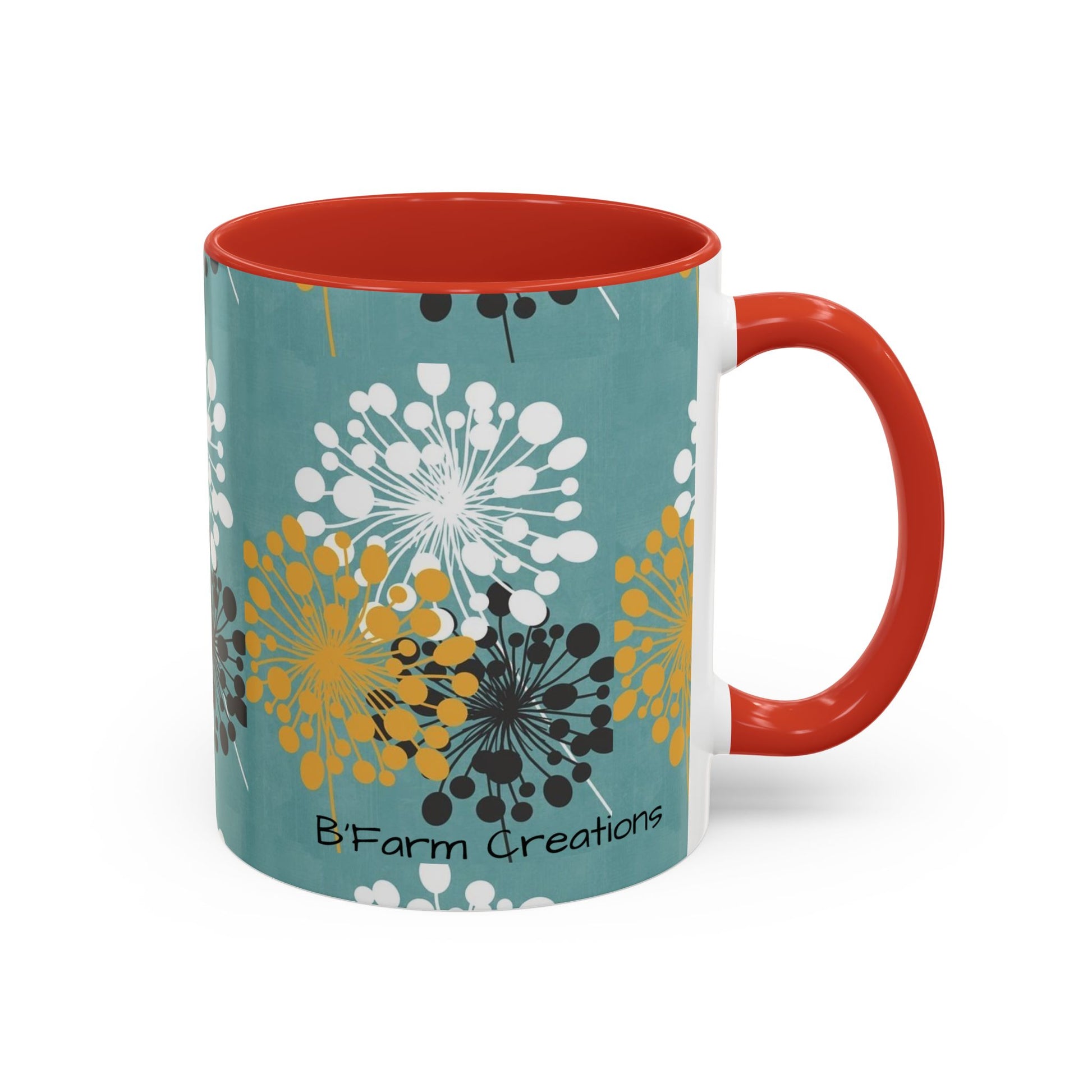 A flowery coffee mug that brings a touch of nature to your morning routine. Perfect for coffee or tea lovers who appreciate vibrant colors and unique designs. Ideal for gifting on birthdays, Mother's Day, or as a thank you present.