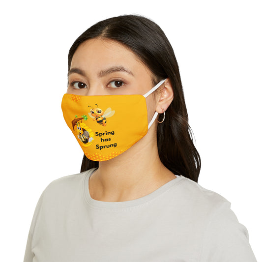 Stay safe and stylish with our Spring has Sprung face mask. Made from snug-fit polyester fabric, this mask is perfect for everyday wear during the spring season. The vibrant colors and unique design will add a pop of color to your outfit while keeping you protected. Ideal for those who want to stay safe while showcasing their personality. Perfect for springtime celebrations and outdoor activities.
