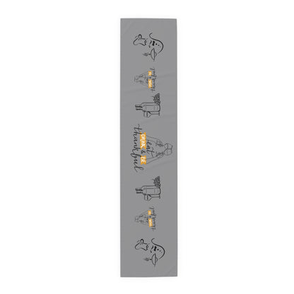 This Thankful Table Runner adds a warm and inviting touch to any dining table, perfect for Thanksgiving dinners, fall gatherings, or everyday use. The design exudes gratitude and coziness, fitting seamlessly into any rustic or farmhouse decor. Ideal for those who love to entertain and create a welcoming atmosphere for guests.