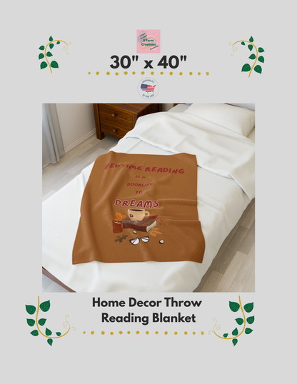 This Home Decor Throw Reading Blanket is perfect for book lovers to snuggle up with during chilly evenings. The velveteen plush material feels luxurious and soft, creating a warm and inviting atmosphere. Ideal for adults looking to unwind and relax with a good book.