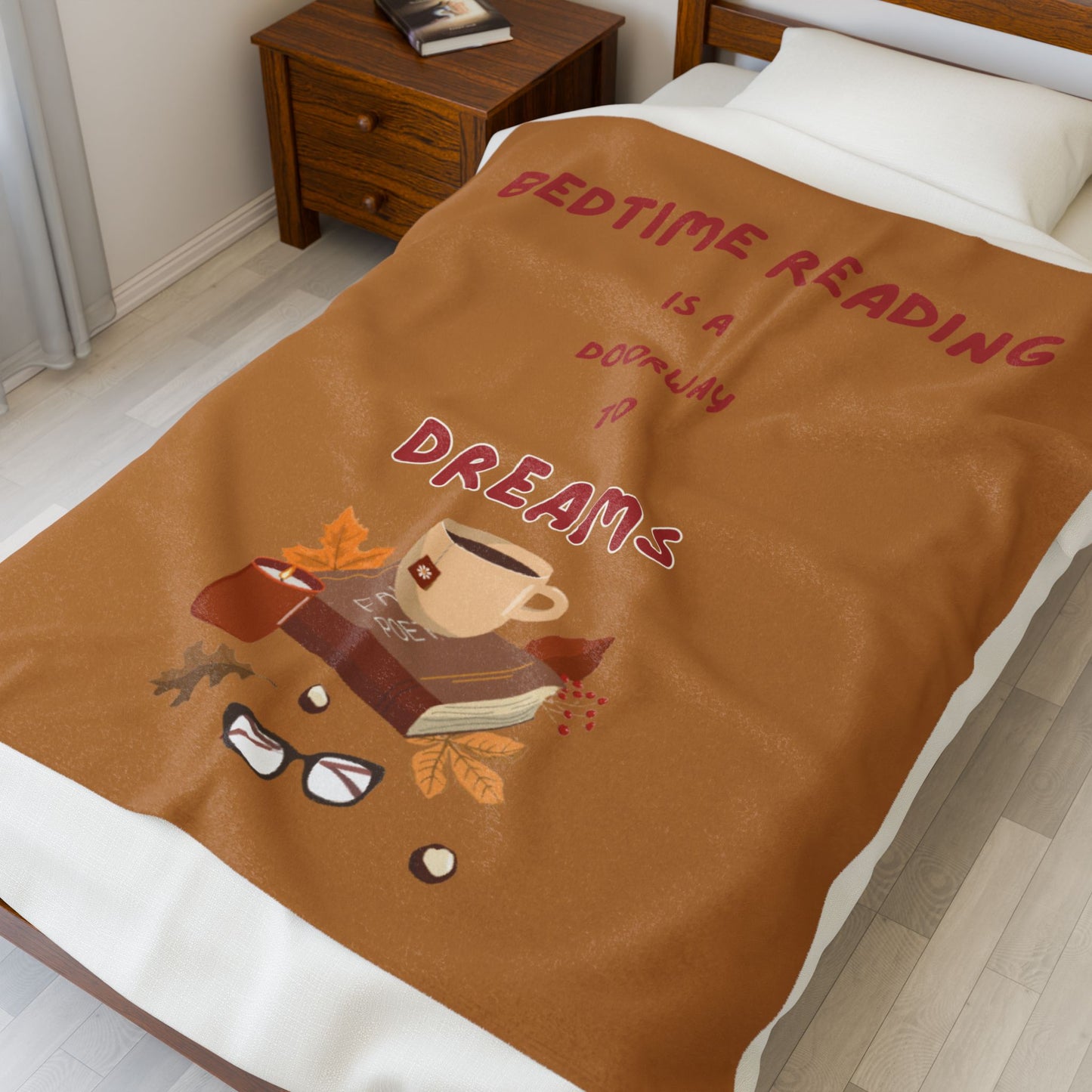 This Home Decor Throw Reading Blanket is perfect for book lovers to snuggle up with during chilly evenings. The velveteen plush material feels luxurious and soft, creating a warm and inviting atmosphere. Ideal for adults looking to unwind and relax with a good book.