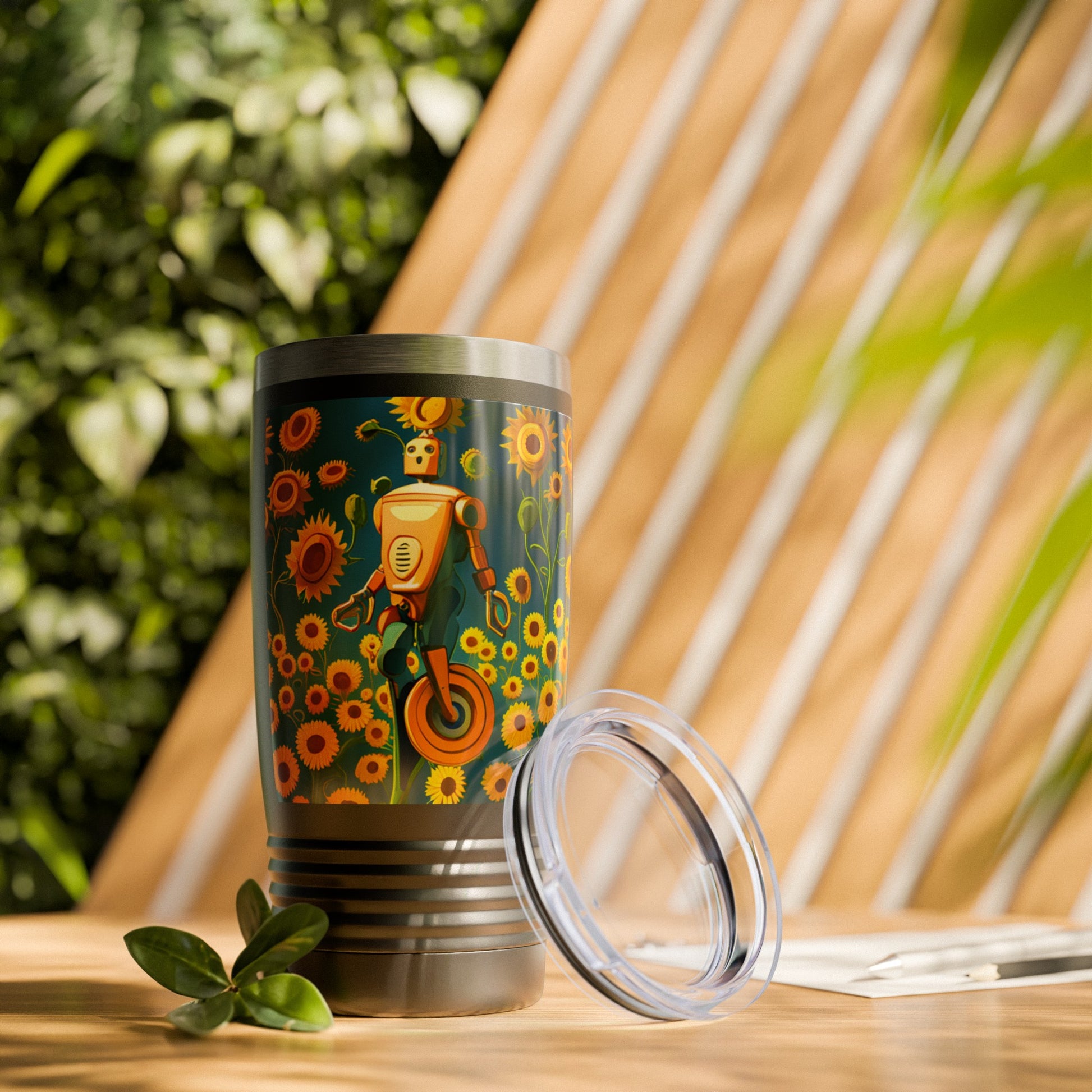 20oz Sunflower Tumbler is not just an ordinary drinkware; it's a symbol of warmth and joy. With its vibrant sunflower design, every sip from this tumbler is like a ray of sunshine brightening your day.