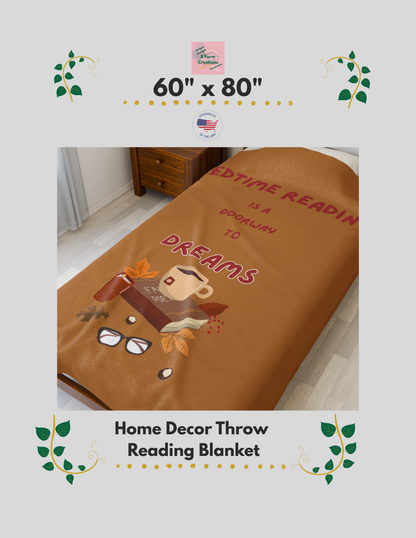 This Home Decor Throw Reading Blanket is perfect for book lovers to snuggle up with during chilly evenings. The velveteen plush material feels luxurious and soft, creating a warm and inviting atmosphere. Ideal for adults looking to unwind and relax with a good book.