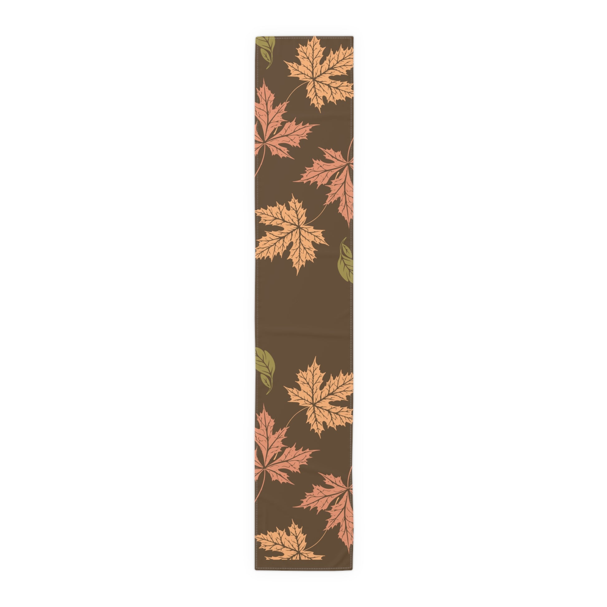 This Home Fall Decor Table Runner with fall leaves brings a cozy and festive vibe to your dining table during the autumn season. Perfect for Thanksgiving dinners, fall gatherings, and everyday use for those who love nature-inspired decor.
