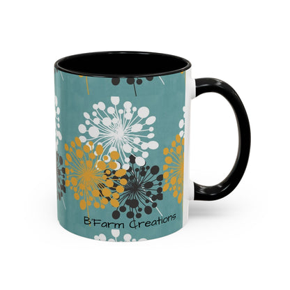 A flowery coffee mug that brings a touch of nature to your morning routine. Perfect for coffee or tea lovers who appreciate vibrant colors and unique designs. Ideal for gifting on birthdays, Mother's Day, or as a thank you present.