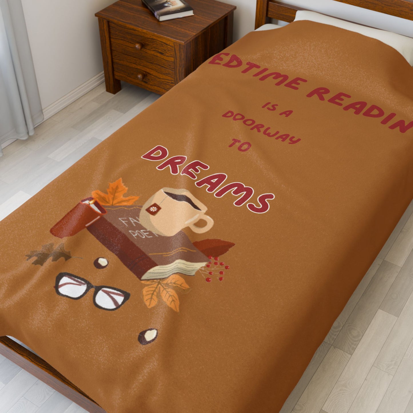 This Home Decor Throw Reading Blanket is perfect for book lovers to snuggle up with during chilly evenings. The velveteen plush material feels luxurious and soft, creating a warm and inviting atmosphere. Ideal for adults looking to unwind and relax with a good book.