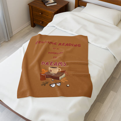 This Home Decor Throw Reading Blanket is perfect for book lovers to snuggle up with during chilly evenings. The velveteen plush material feels luxurious and soft, creating a warm and inviting atmosphere. Ideal for adults looking to unwind and relax with a good book.