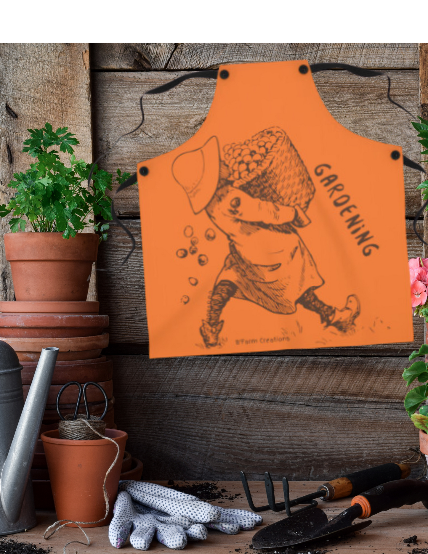 This apron for Gardening is a wonderful way to connect with nature and nurture beautiful plants. As you delve into the world of gardening, one essential accessory you'll need is an apron.&nbsp;