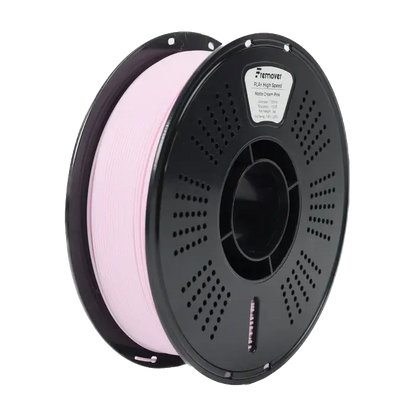 Pink fremover matte high-speed pla+ filament spool or filament sample.