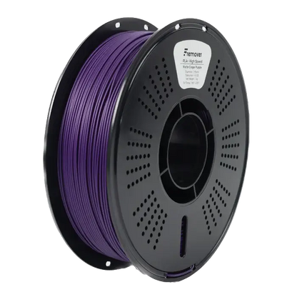 Purple fremover matte high-speed pla+ filament spool or filament sample.