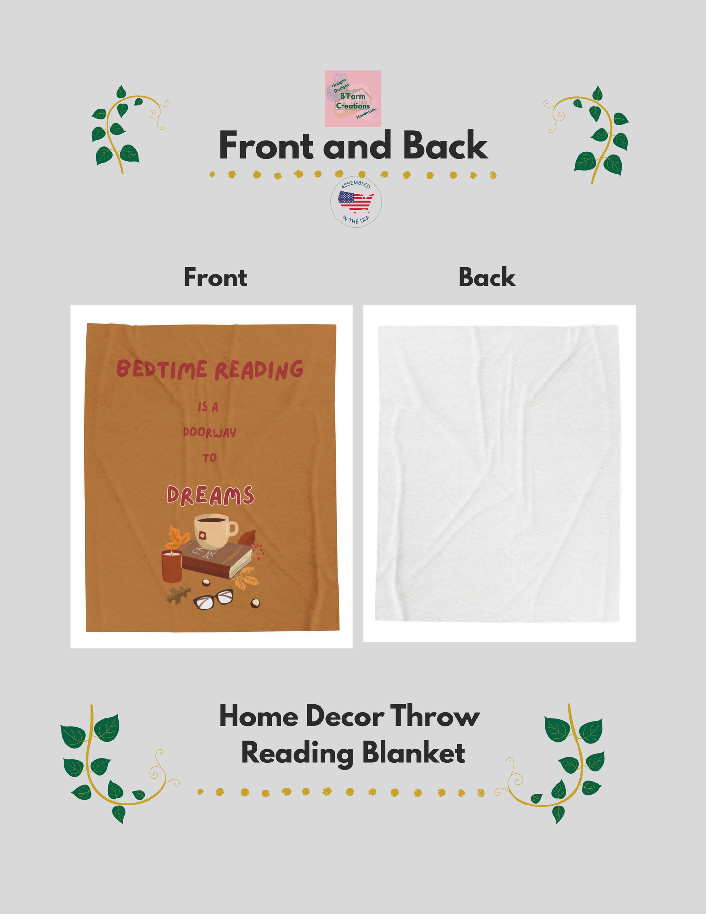 This Home Decor Throw Reading Blanket is perfect for book lovers to snuggle up with during chilly evenings. The velveteen plush material feels luxurious and soft, creating a warm and inviting atmosphere. Ideal for adults looking to unwind and relax with a good book.
