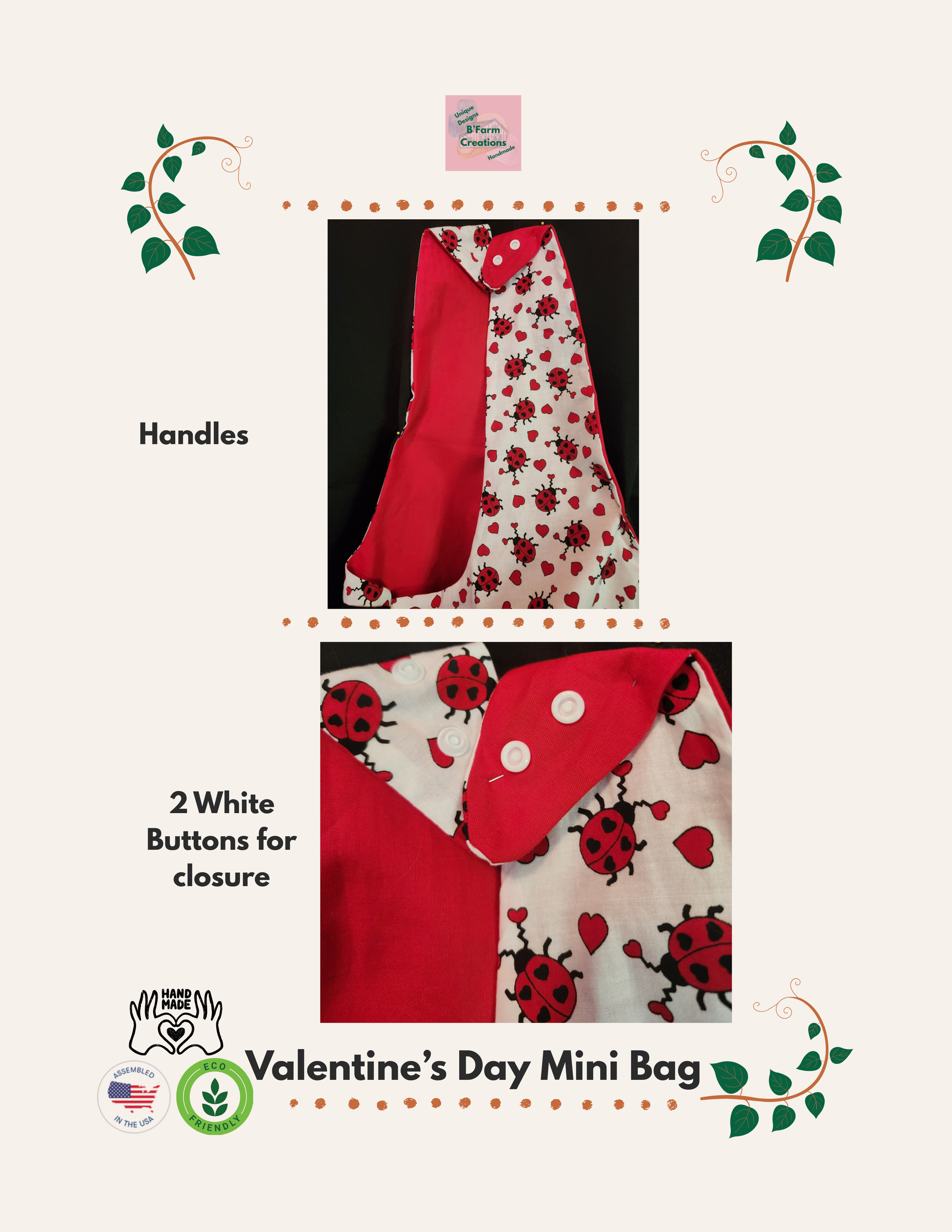 Looking for the perfect small Valentine’s Day gift bag? Our Valentine’s Day Collection Mini Bag from Homemade Creations is a sweet and reusable way to package candy, jewelry, gift cards, or small surprises for someone special.

This mini bag is thoughtfully handmade with love, giving your Valentine’s gift that personal, homestead-crafted touch you won’t find in big box stores. Whether you’re gifting to a spouse, child, teacher, friend, or customer, this bag makes even the smallest gift feel meaningful.