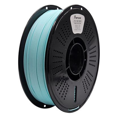 Blue fremover matte high-speed pla+ filament spool or filament sample.