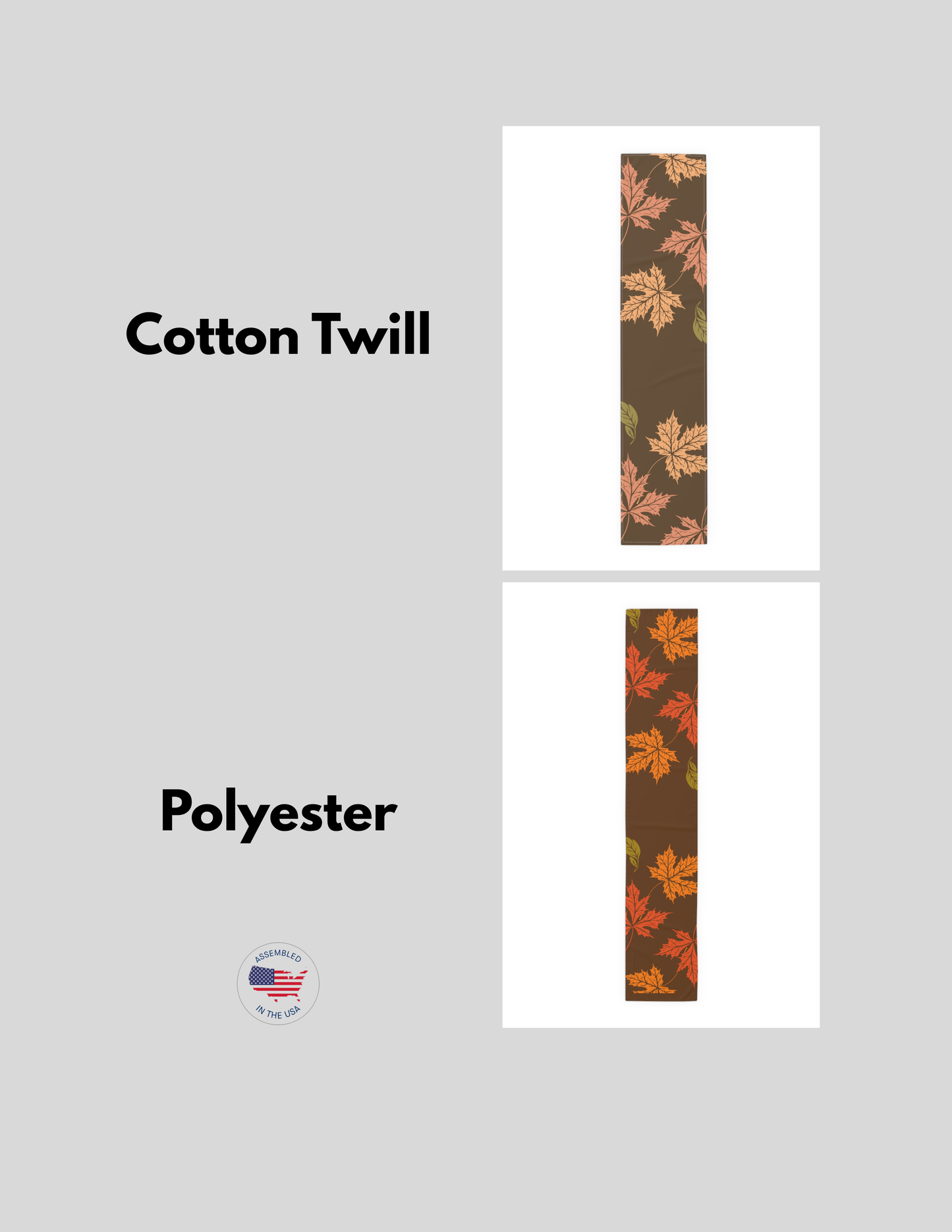This Home Fall Decor Table Runner with fall leaves brings a cozy and festive vibe to your dining table during the autumn season. Perfect for Thanksgiving dinners, fall gatherings, and everyday use for those who love nature-inspired decor.