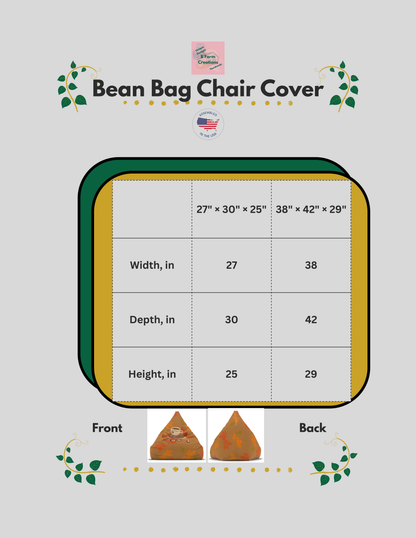 Create a cozy reading nook with this snuggle Home Decor reading corner cover. Perfect for lounging and relaxing, this cover (stuffing not included) will add a touch of comfort to any room. Ideal for those who enjoy reading, lounging, or simply unwinding after a long day. Great for holidays, lazy weekends, and relaxation.