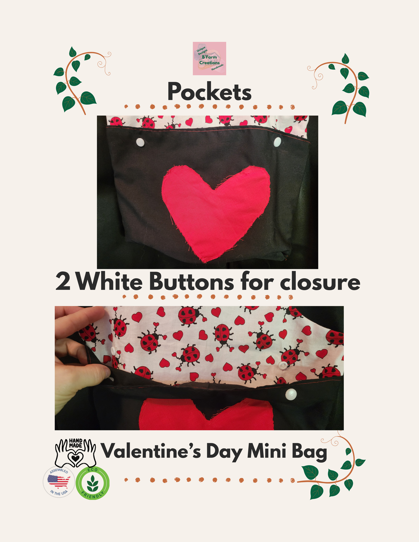 Looking for the perfect small Valentine’s Day gift bag? Our Valentine’s Day Collection Mini Bag from Homemade Creations is a sweet and reusable way to package candy, jewelry, gift cards, or small surprises for someone special.

This mini bag is thoughtfully handmade with love, giving your Valentine’s gift that personal, homestead-crafted touch you won’t find in big box stores. Whether you’re gifting to a spouse, child, teacher, friend, or customer, this bag makes even the smallest gift feel meaningful.