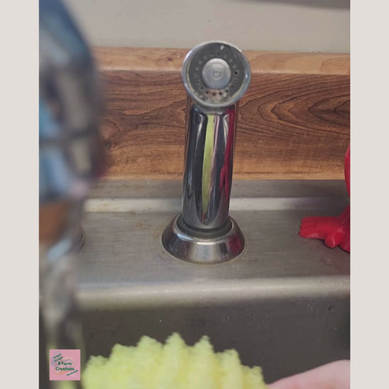 Keep your sink neat, your sponge dry, and your kitchen stylish with Mr. Dripper! A clever 3D Printed holder, designed for everyday convenience.

Made with a drip-dry design, Mr. Dripper allows proper airflow, so your sponge dries faster, helping reduce odors and mess around the sink. Its compact size fits easily by the faucet without taking up valuable counter space.